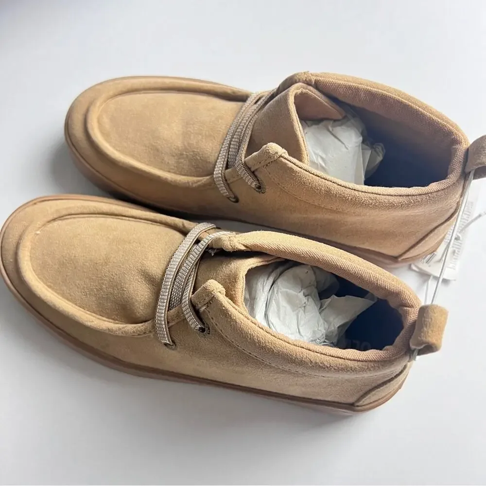 Old Navy Boy's High-Top  Acacia Koolabe Sue Faux-Suede Elastic-Lace Sneakers